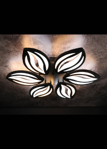 Люстра потолочная LED с пультом A2325/6-bk Черный 9х61х61 см. Handmade (234538211)