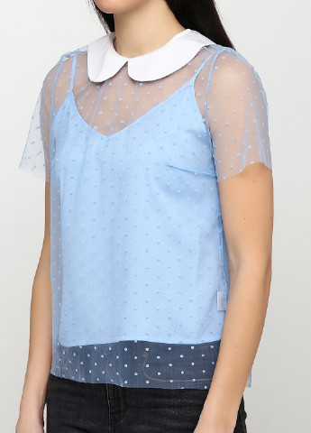 Блакитна літня блуза Andre Tan