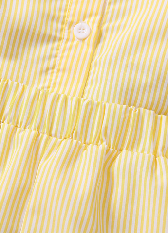 Жовтий літній костюм (блуза, шорти) SHEIN