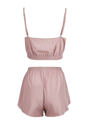 Пудровая всесезон пижама (топ, шорты) топ + шорты Fleri