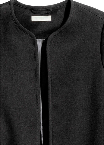 Черное демисезонное Пальто однобортное H&M