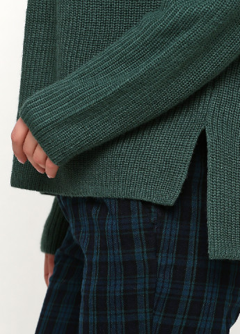 Темно-зелений демісезонний пуловер пуловер H&M