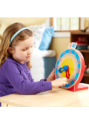 Деревянные умные часы, 24,1x24,1x8,9 см Melissa & Doug (251711112)