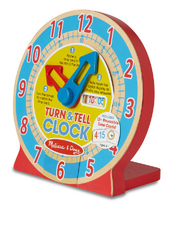 Деревянные умные часы, 24,1x24,1x8,9 см Melissa & Doug (251711112)
