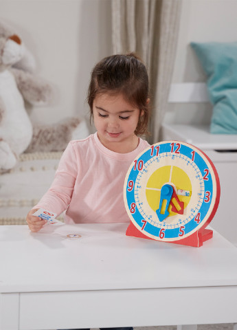 Деревянные умные часы, 24,1x24,1x8,9 см Melissa & Doug (251711112)