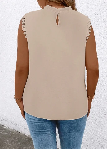 Бежевая блуза SHEIN