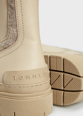 Осенние ботинки челси Tommy Hilfiger с логотипом из искусственной кожи