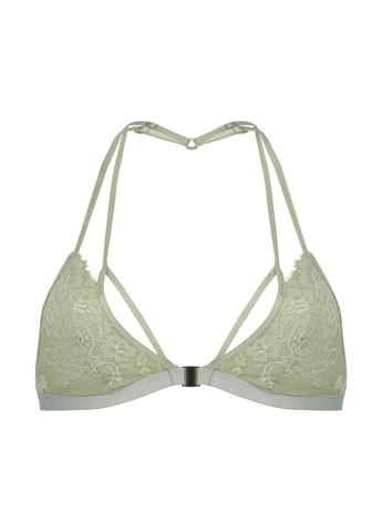 Светло-зелёный бюстгальтер Hunkemoller без косточек полиамид