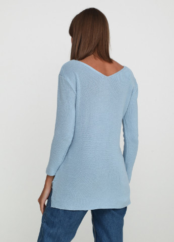 Голубой демисезонный пуловер пуловер Akdeniz