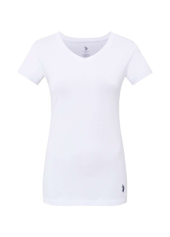 Белая всесезон футболка U.S. Polo Assn.