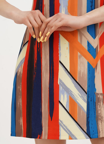 Комбинированное кэжуал платье Babylon в полоску