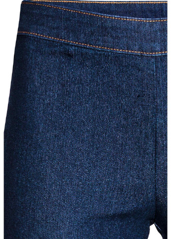 Темно-синие демисезонные джеггинсы H&M