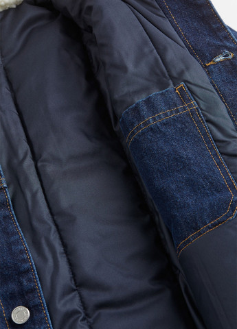 Темно-синяя демисезонная куртка H&M