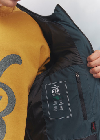 Бірюзова зимня куртка Springfield