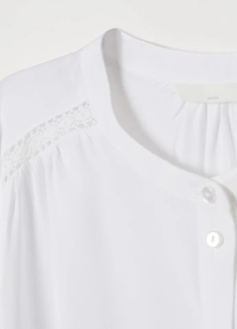 Белая блуза для беременных H&M