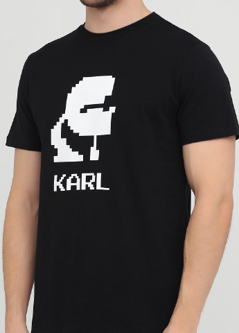 Чорна футболка Karl Lagerfeld