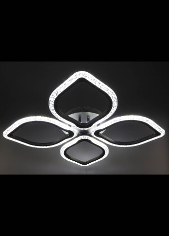 Люстра стельова LED з пультом A2522 / 4-bk Чорний 8х48х66 см. Handmade (234539827)