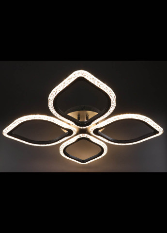 Люстра стельова LED з пультом A2522 / 4-bk Чорний 8х48х66 см. Handmade (234539827)