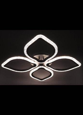 Люстра стельова LED з пультом A2522 / 4-bk Чорний 8х48х66 см. Handmade (234539827)