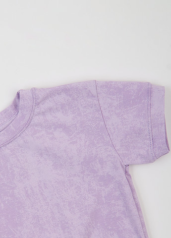 Фіолетовий демісезонний костюм (футболка, шорти) з шортами dexter's