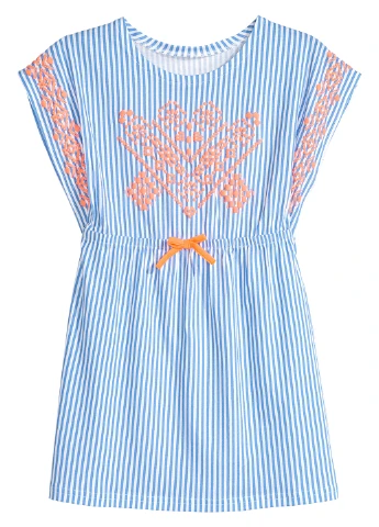 Голубое платье H&M (61628025)