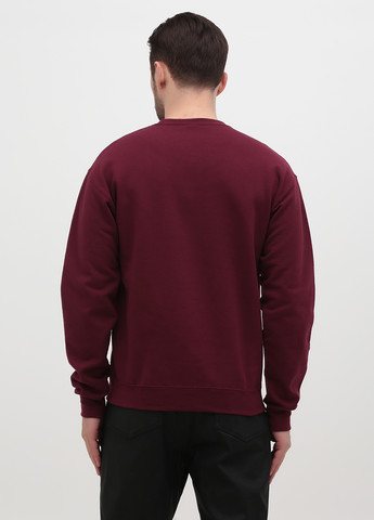 Бордовий світшот Jerzees малюнок без декору (316301986)