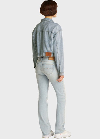 Голубая демисезонная куртка Tommy Jeans