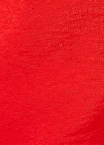 Комбинезон KOTON комбинезон-шорты однотонный красный кэжуал вискоза