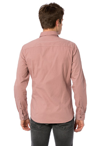 Розовая кэжуал рубашка однотонная LC Waikiki