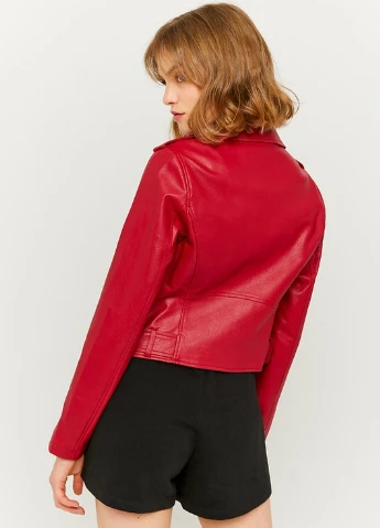 Красная летняя куртка Tally Weijl Formal Jackets - WOVEN PU JACKET