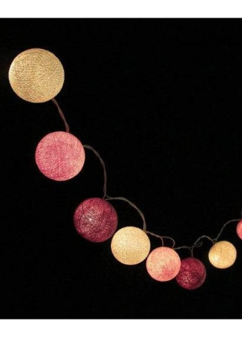 Гірлянда бавовняна CBL Rosy 20 шт, 3.7 м Cotton Ball Lights 1704 (252643967)