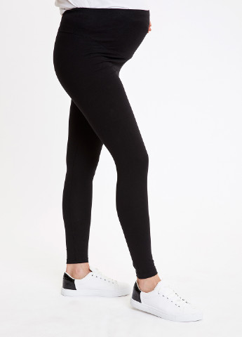 Черные демисезонные брюки для беременных DeFacto