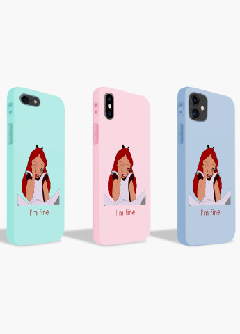 Чехол силиконовый Apple Iphone X Алиса я в порядке Дисней (Alice in Wonderland Disney) (6129-1440) MobiPrint (219485557)