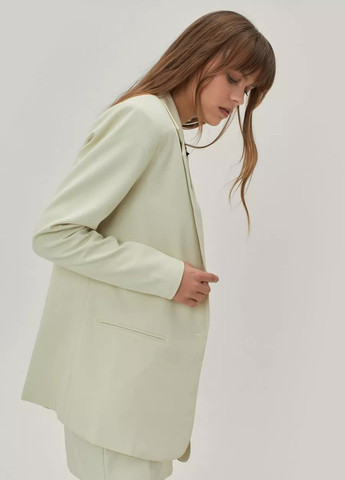 Фисташковый женский жакет Nasty Gal однотонный - демисезонный