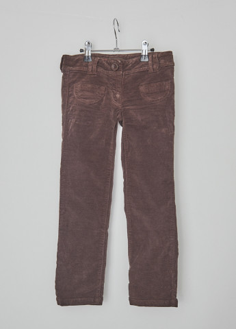 Коричневые кэжуал демисезонные брюки прямые American Outfitters