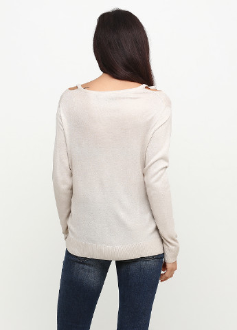 Бежевый демисезонный пуловер пуловер Zara