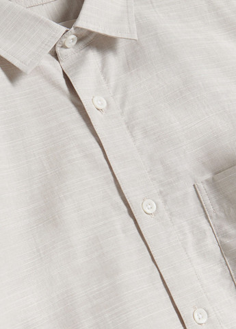 Светло-бежевая кэжуал рубашка меланж Reserved