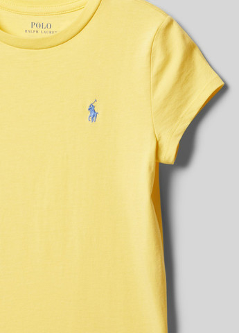 Желтая летняя футболка Ralph Lauren