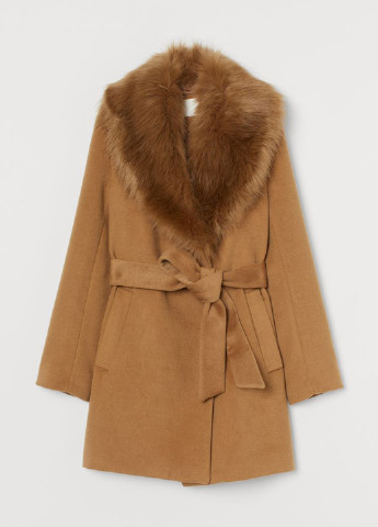 Світло-коричневе демісезонне Пальто однобортне H&M