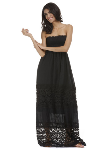 Черное кэжуал платье Яavin