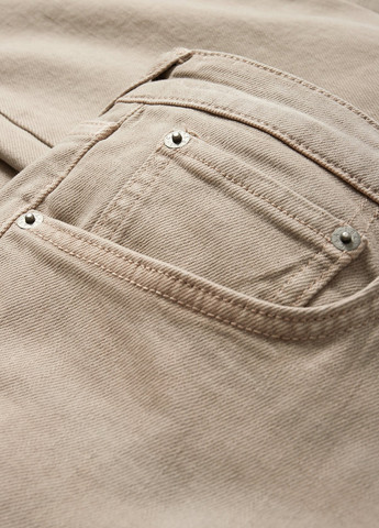 Бежевые демисезонные прямые джинсы C&A