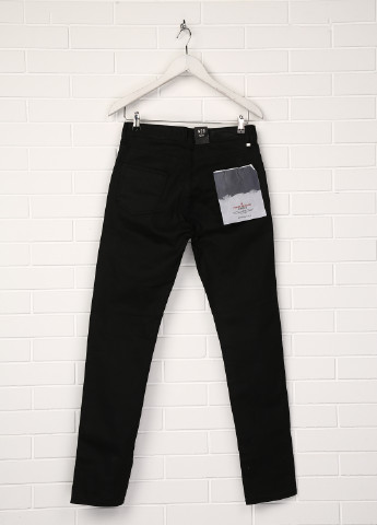 Черно-белые демисезонные зауженные джинсы Springfield