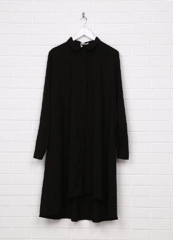 Черное кэжуал платье рубашка ZUBRYTSKAYA однотонное