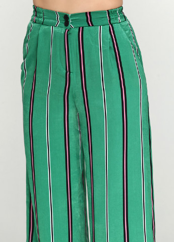 Зеленые кэжуал летние прямые брюки Bershka