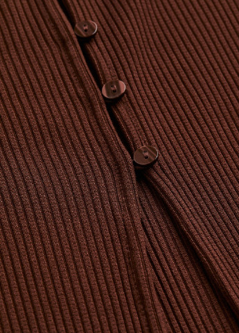 Темно-коричневый демисезонный кардиган H&M
