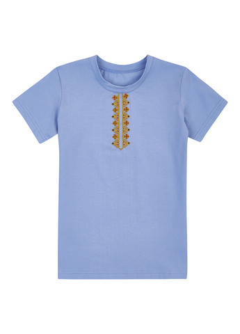 Голубая летняя футболка Garnamama