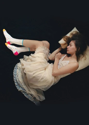 Білі носки Mo-Ko-Ko Socks малюнки (25064132)