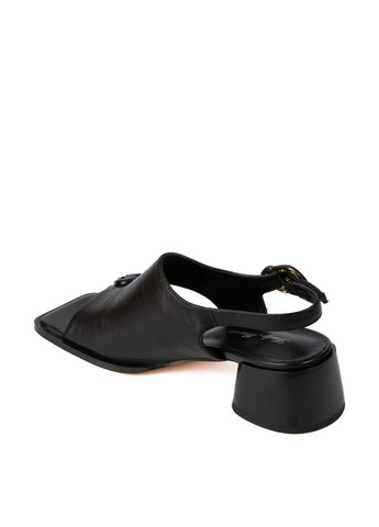 Черные босоножки LEDY MARCIA с ремешком с пряжкой