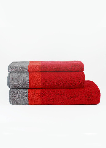 Рушник махровий Moderna, мультикольоровий, червоний, розмір 60x110 cm Bulgaria-Tex червоний
