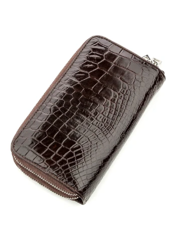 Чоловічий шкіряний клатч 19х11 см Crocodile leather (252127214)